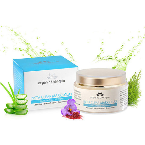 Organic Therapie Insta Clear Marks Clay Mask Review - By Sriz