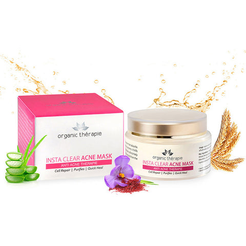 Organic Therapie Insta Clear Acne Mask Review By Megha