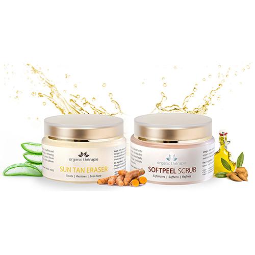 Organic Therapie Natural White Kit • For Flawless Fairness • Brightens & Lightens Complexion